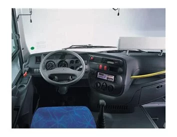 Iveco Eurobus 06.2006 3D Interior Dashboard Trim Kit Dash Trim Dekor 16-Parts - 1 - Interior Dash Trim Kit