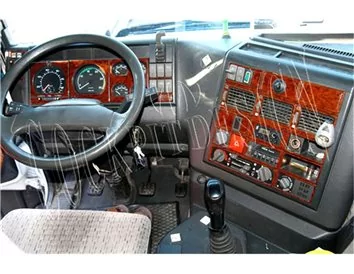 Iveco Eurotech-Eurostar 01.92-01.00 3D Interior Dashboard Trim Kit Dash Trim Dekor 39-Parts - 1 - Interior Dash Trim Kit