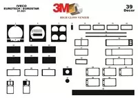 Iveco Eurotech-Eurostar 01.92-01.00 3D Interior Dashboard Trim Kit Dash Trim Dekor 39-Parts - 2 - Interior Dash Trim Kit Iveco Eurotech-Eurostar 01.92-01.00 3D Interior Dashboard Trim Kit Dash Trim Dekor 39-Parts - 2 - Interior Dash Trim Kit