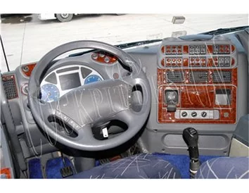 Iveco Stralis 06.02-01.07 3D Interior Dashboard Trim Kit Dash Trim Dekor 73-Parts - 1 - Interior Dash Trim Kit