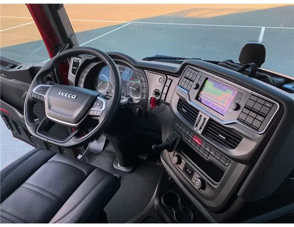 IVECO S-WAY 2019 3D Interior Dashboard Trim Kit WHZ Dash Trim Dekor 17-Parts - 1 - Interior Dash Trim Kit