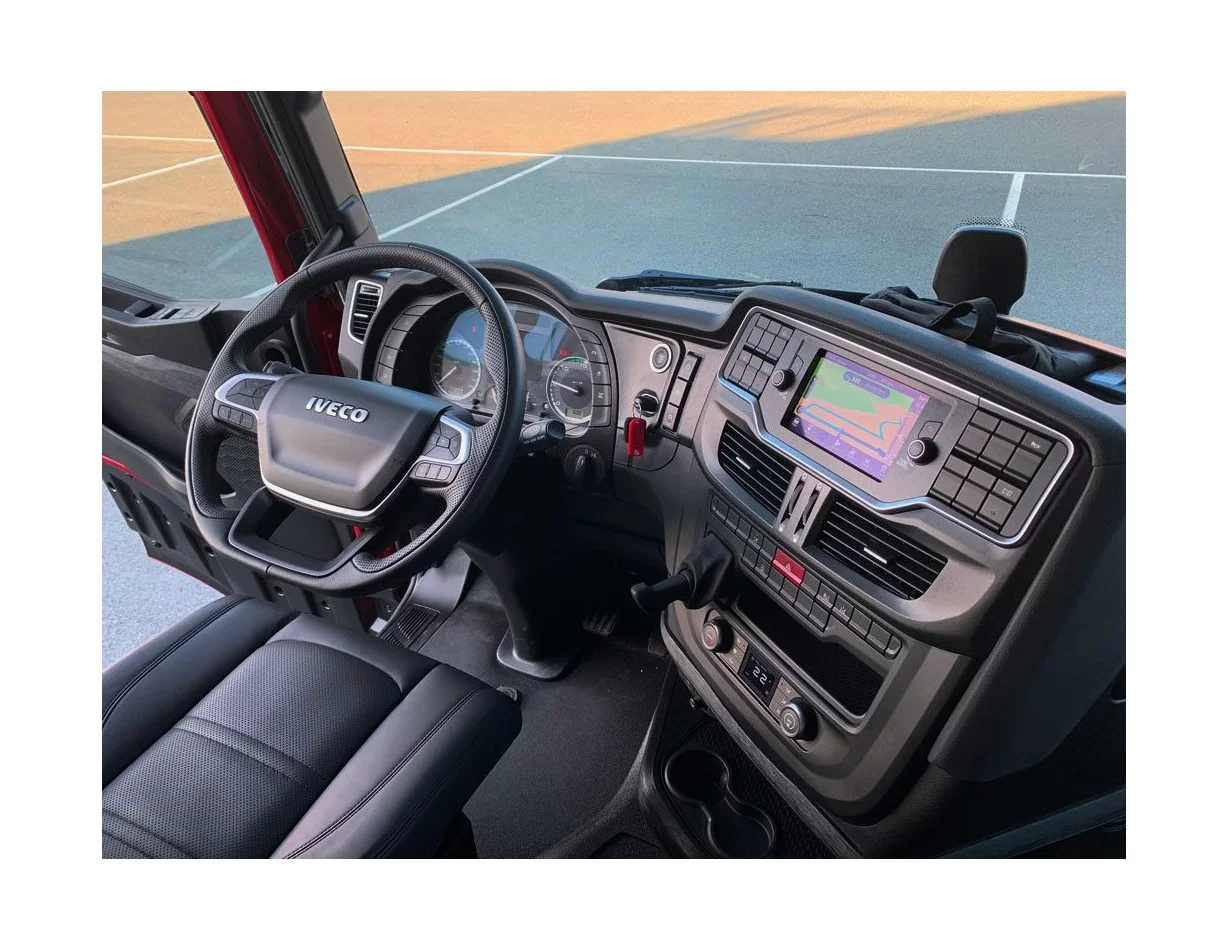 IVECO S-WAY 2019 3D Interior Dashboard Trim Kit WHZ Dash Trim Dekor 17-Parts - 1 - Interior Dash Trim Kit