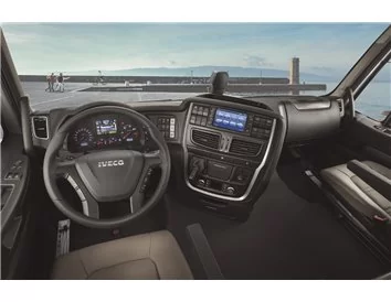 IVECO S-WAY 2019 3D Interior Dashboard Trim Kit WHZ Dash Trim Dekor 17-Parts - 4 - Interior Dash Trim Kit