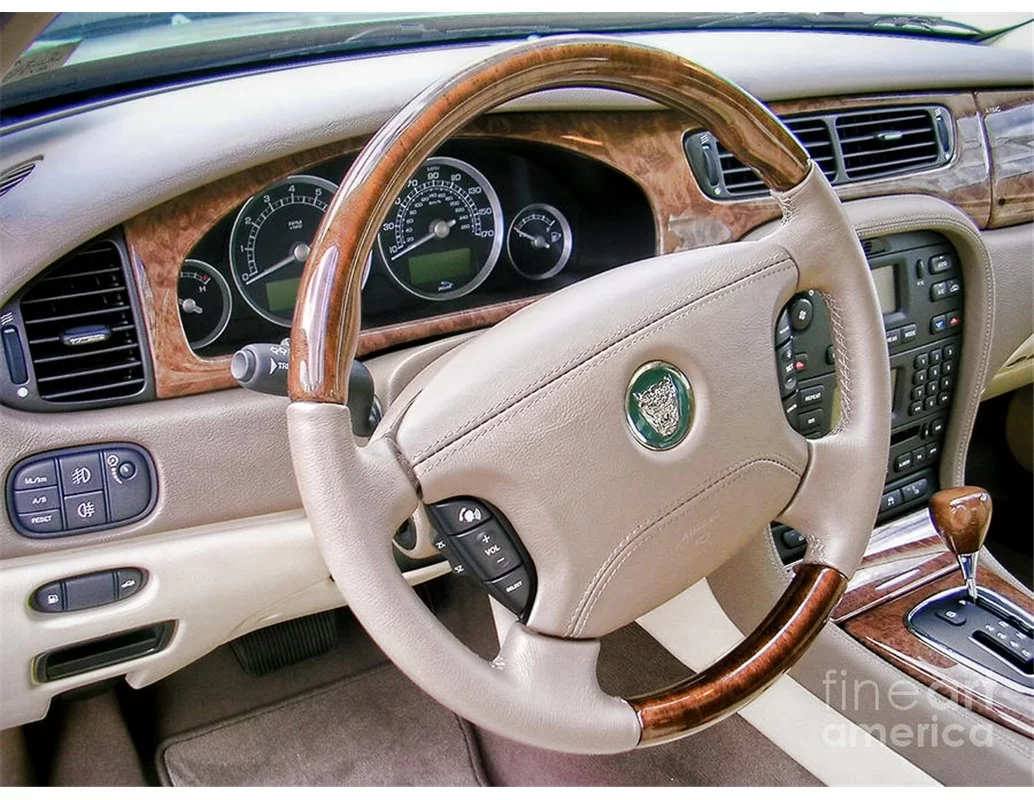 Jaguar S type 1999-2007 Full Set, Automatic Gear Interior Dash Trim Kit - 1 - Interior Dash Trim Kit