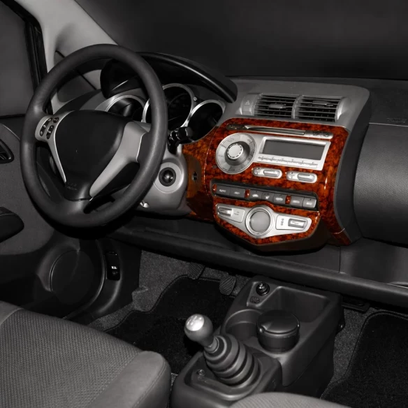 Honda Jazz 01.2002 3D Interior Dashboard Trim Kit Dash Trim Dekor 7-Parts