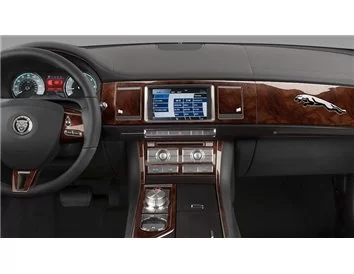 Jaguar XF 2012-UP Full Set Interior BD Dash Trim Kit - 1 - Interior Dash Trim Kit