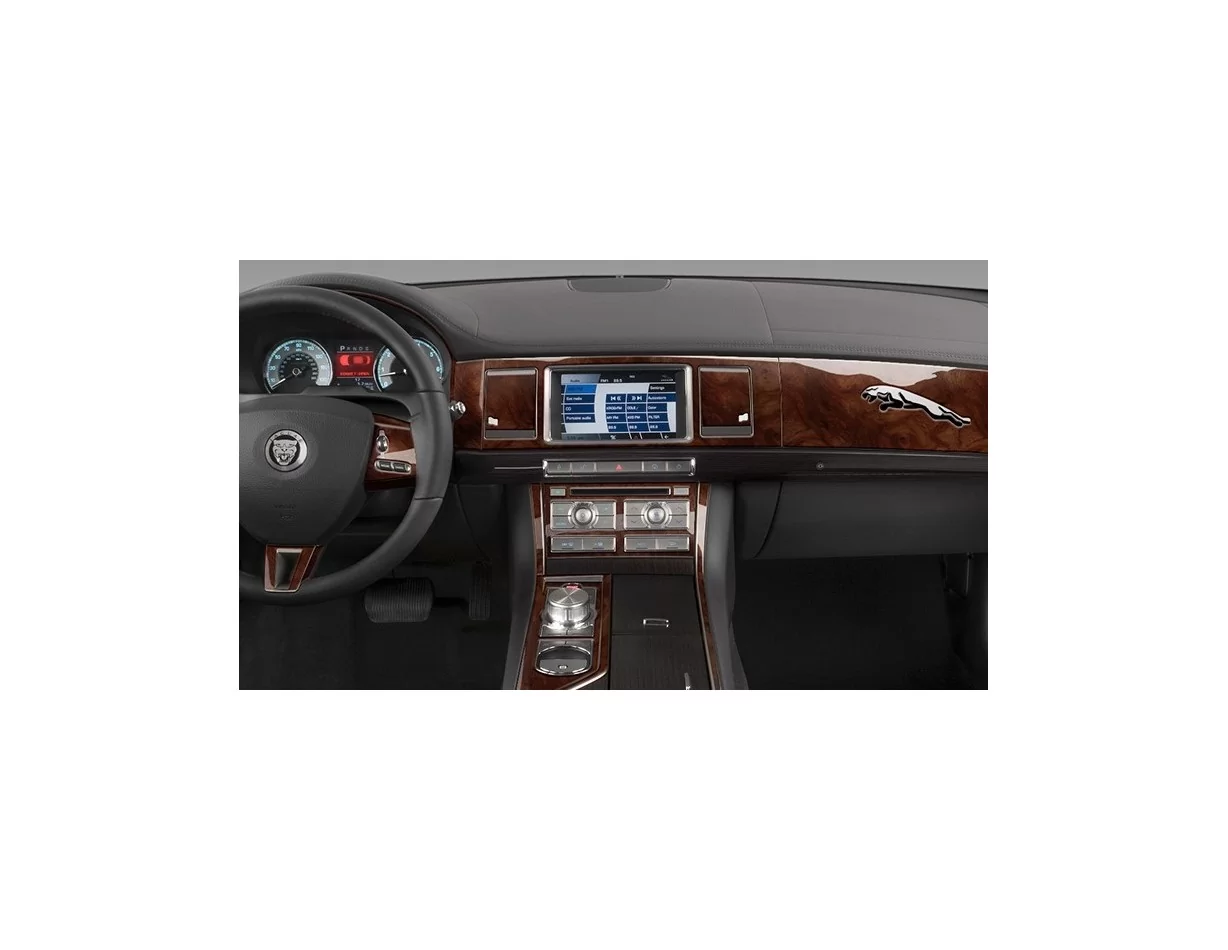 Jaguar XF 2012-UP Full Set Interior BD Dash Trim Kit - 1 - Interior Dash Trim Kit