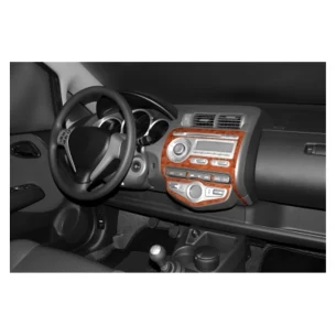 Honda Jazz 10.04-12.07 3D Interior Dashboard Trim Kit Dash Trim Dekor 10-Parts