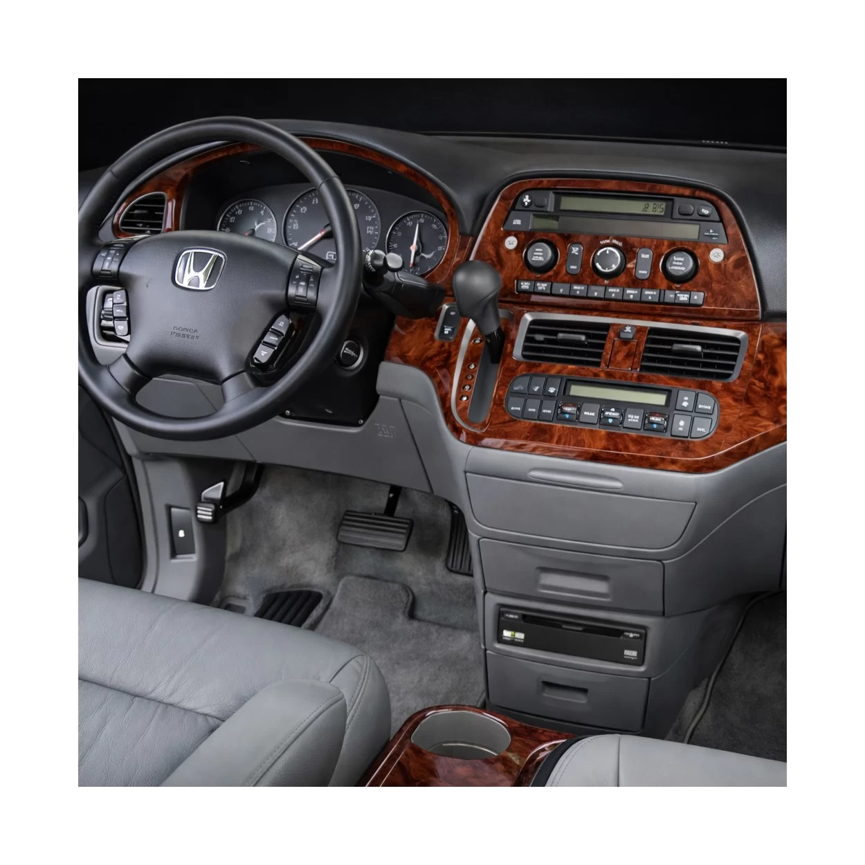 Honda Odyssey 2005-UP Full Set, Without NAVI system, Didital AC Control Interior BD Dash Trim Kit