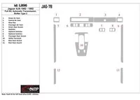 Jaguar XJS 1982-1992 Full Set, Automatic Gear, Shifter Type 2 Interior BD Dash Trim Kit - 1 - Interior Dash Trim Kit Jaguar XJS 1982-1992 Full Set, Automatic Gear, Shifter Type 2 Interior BD Dash Trim Kit - 1 - Interior Dash Trim Kit