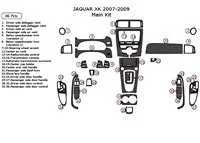 Jaguar XK 2007-2009 Full Set Interior Dash Trim Kit 36 Parts - 2 - Interior Dash Trim Kit Jaguar XK 2007-2009 Full Set Interior Dash Trim Kit 36 Parts - 2 - Interior Dash Trim Kit