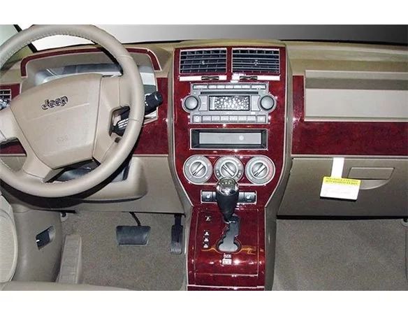 Jeep Compass/Patriot 2009-UP Interior BD Dash Trim Kit - 1 - Interior Dash Trim Kit