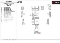 Jeep Grand Cherokee 1996-1998 Basic Set, 19 Parts set Interior BD Dash Trim Kit - 1 - Interior Dash Trim Kit Jeep Grand Cherokee 1996-1998 Basic Set, 19 Parts set Interior BD Dash Trim Kit - 1 - Interior Dash Trim Kit