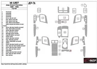Jeep Grand Cherokee 1996-1998 Full Set, 27 Parts set Interior BD Dash Trim Kit - 1 - Interior Dash Trim Kit Jeep Grand Cherokee 1996-1998 Full Set, 27 Parts set Interior BD Dash Trim Kit - 1 - Interior Dash Trim Kit