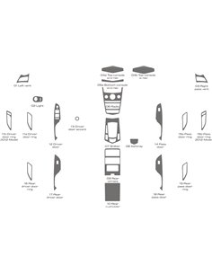 Cadillac SRX 2010-UP Full Set Interior BD Dash Trim Kit 2