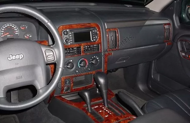 Jeep Grand Cherokee 1999-2002 Full Set Interior BD Dash Trim Kit - 1 - Interior Dash Trim Kit Jeep Grand Cherokee 1999-2002 Full Set Interior BD Dash Trim Kit - 1 - Interior Dash Trim Kit