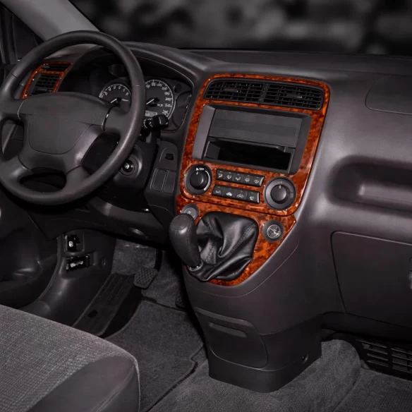 Honda Stream 04.01-12.05 3D Interior Dashboard Trim Kit Dash Trim Dekor 4-Parts