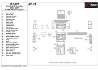 Jeep Grand Cherokee 2005-2007 Full Set, Without NAVI Interior BD Dash Trim Kit - 1 - Interior Dash Trim Kit Jeep Grand Cherokee 2005-2007 Full Set, Without NAVI Interior BD Dash Trim Kit - 1 - Interior Dash Trim Kit