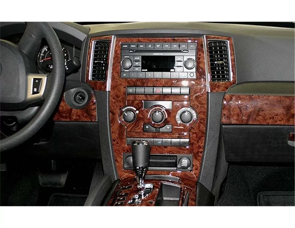 Jeep Grand Cherokee 2008-2010 Full Universal Set Interior BD Dash Trim Kit - 1 - Interior Dash Trim Kit