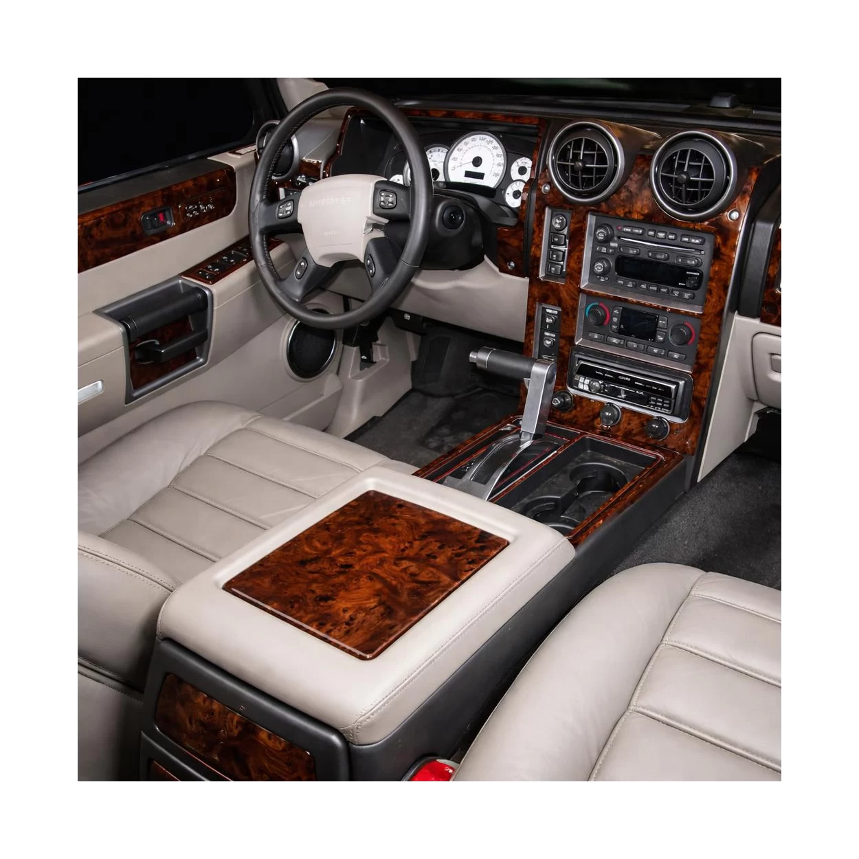 Hummer H2 2003-2007 Full Set, Without Sunroof Interior BD Dash Trim Kit