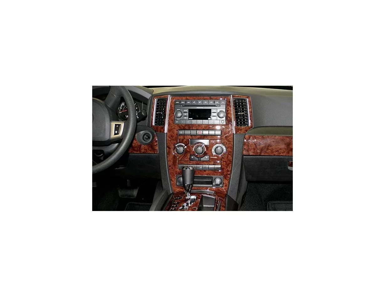 Jeep Grand Cherokee 2008-2010 Full Universal Set Interior BD Dash Trim Kit - 1 - Interior Dash Trim Kit