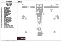 Jeep Liberty 2002-2004 Basic Set Interior BD Dash Trim Kit - 1 - Interior Dash Trim Kit Jeep Liberty 2002-2004 Basic Set Interior BD Dash Trim Kit - 1 - Interior Dash Trim Kit
