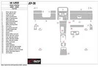 Jeep Liberty 2002-2004 Full Set Interior BD Dash Trim Kit - 1 - Interior Dash Trim Kit Jeep Liberty 2002-2004 Full Set Interior BD Dash Trim Kit - 1 - Interior Dash Trim Kit