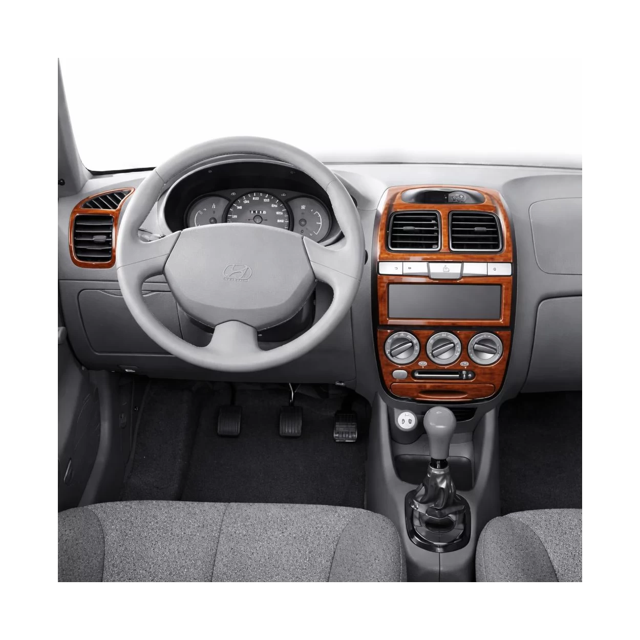 Hyundai Accent 2003-2005 Full Set, 15 Parts set Interior BD Dash Trim Kit