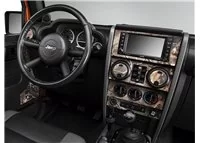 Jeep Wrangler 2007-2010 Full Set, Manual Gear Box Interior BD Dash Trim Kit - 2 - Interior Dash Trim Kit Jeep Wrangler 2007-2010 Full Set, Manual Gear Box Interior BD Dash Trim Kit - 2 - Interior Dash Trim Kit