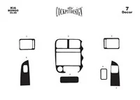 Kia Bongo 05.2009 3D Interior Dashboard Trim Kit Dash Trim Dekor 7-Parts - 2 - Interior Dash Trim Kit Kia Bongo 05.2009 3D Interior Dashboard Trim Kit Dash Trim Dekor 7-Parts - 2 - Interior Dash Trim Kit