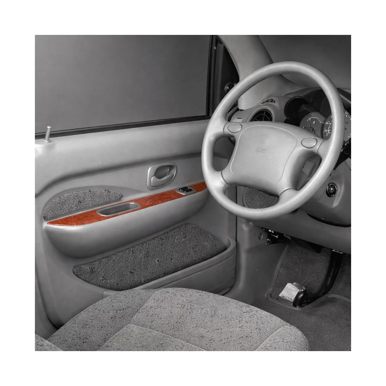 Hyundai Atos 03.98-06.06 3D Interior Dashboard Trim Kit Dash Trim Dekor 6-Parts