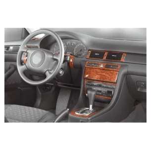 Audi A6 C5 Typ 4B 06.01-12.04 3D Interior Dashboard Trim Kit Dash Trim Dekor 14-Parts