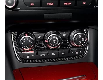 Audi TT 2007-2014 Full Set, Without NAVI Interior BD Dash Trim Kit - 4 - Interior Dash Trim Kit