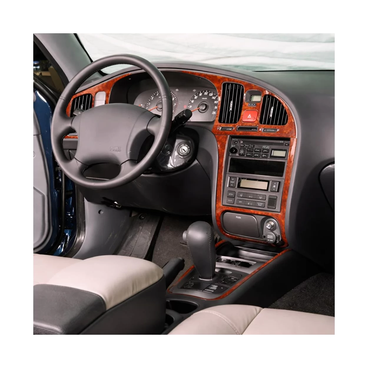 Hyundai Elantra 01.04-01.07 3D Interior Dashboard Trim Kit Dash Trim Dekor 10-Parts