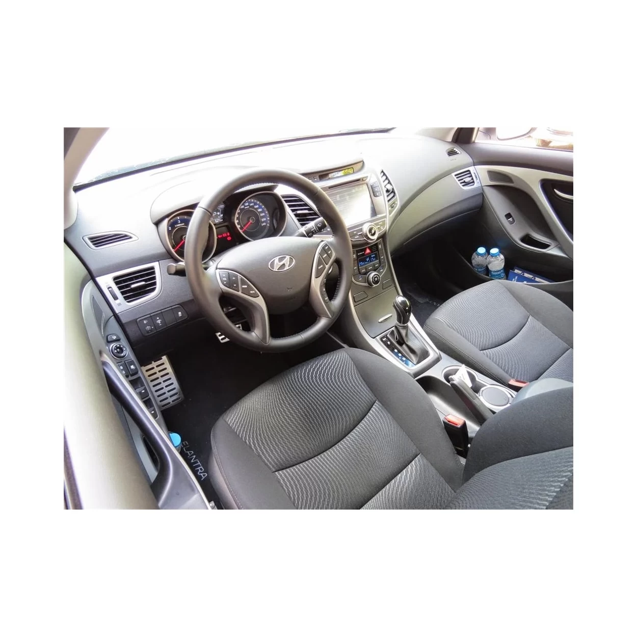 Hyundai Elantra 01.2012 3D Interior Dashboard Trim Kit Dash Trim Dekor 10-Parts