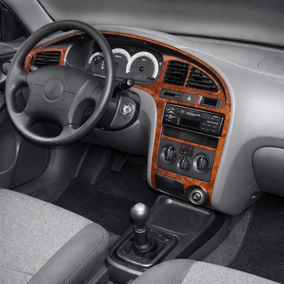 Hyundai Elantra 08.00-12.03 3D Interior Dashboard Trim Kit Dash Trim Dekor 8-Parts