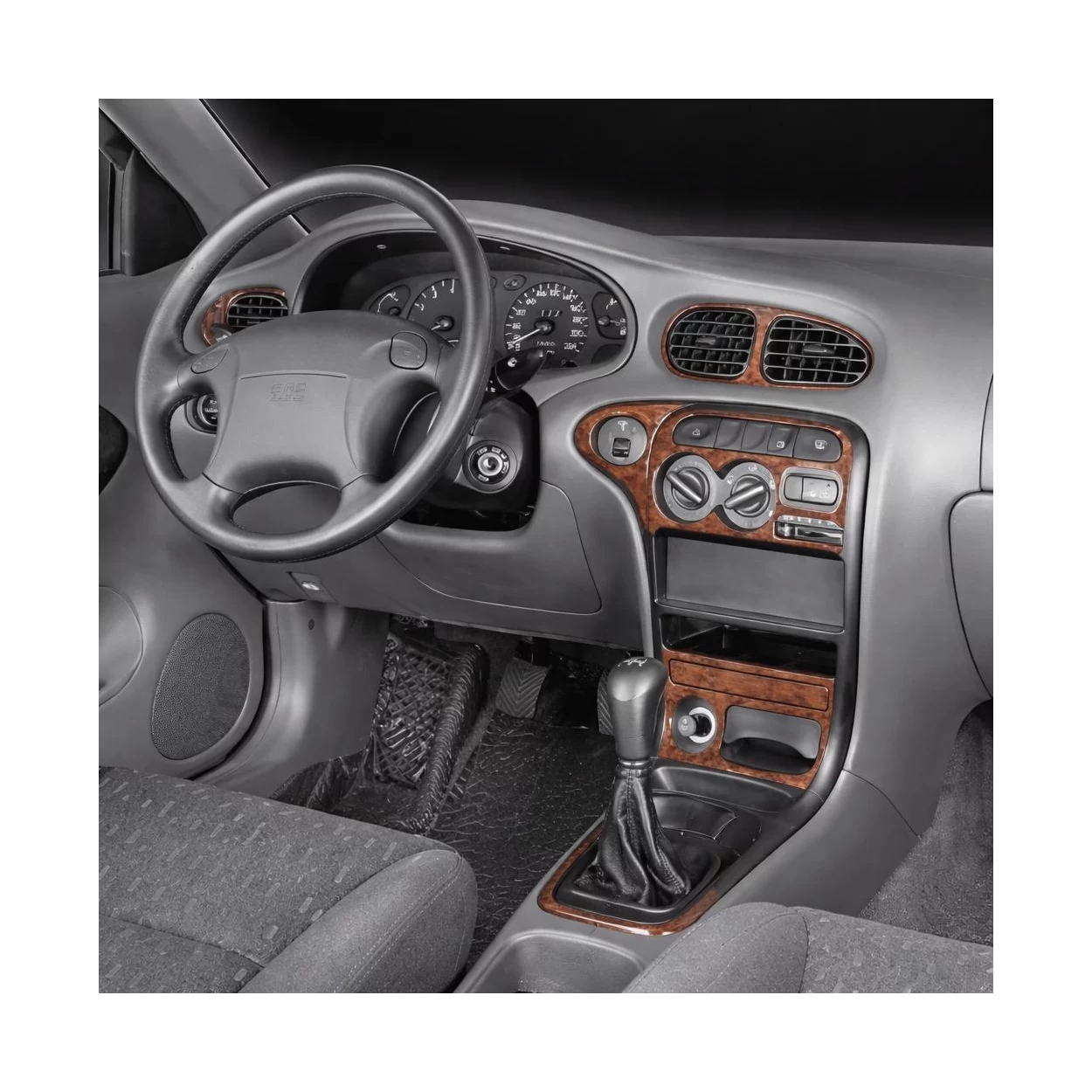 Hyundai Elantra 09.95-12.98 3D Interior Dashboard Trim Kit Dash Trim Dekor 12-Parts