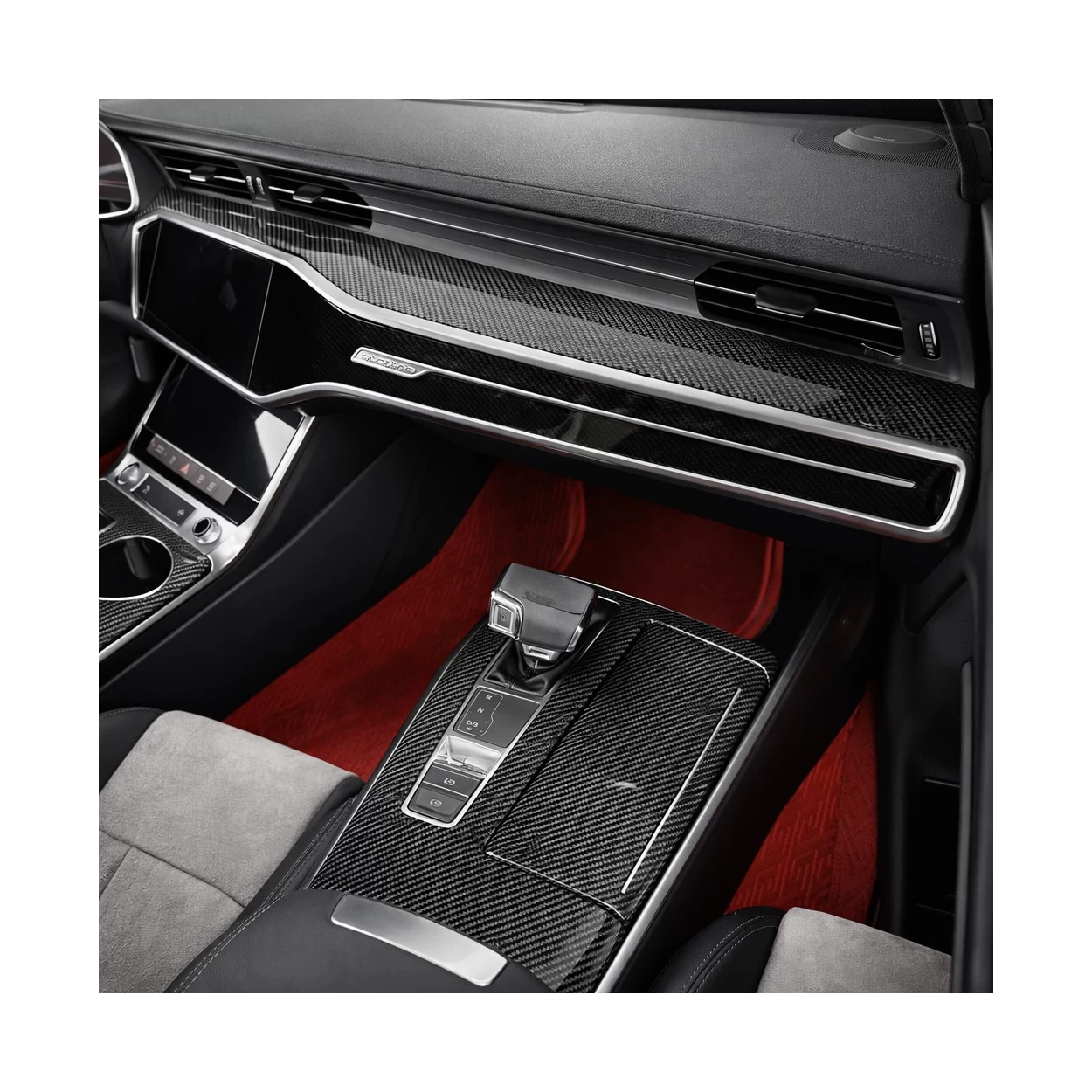 Audi A7 C8 seit 2018 3D Interior Dashboard Trim Kit WHZ Dash Trim Dekor 41-Parts