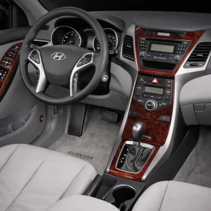 Hyundai Elantra 2011-UP Full Set, GLS Model, Without Heated Seats Interior BD Dash Trim Kit