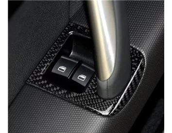 Audi TT 2007-2014 Full Set, Without NAVI Interior BD Dash Trim Kit - 10 - Interior Dash Trim Kit