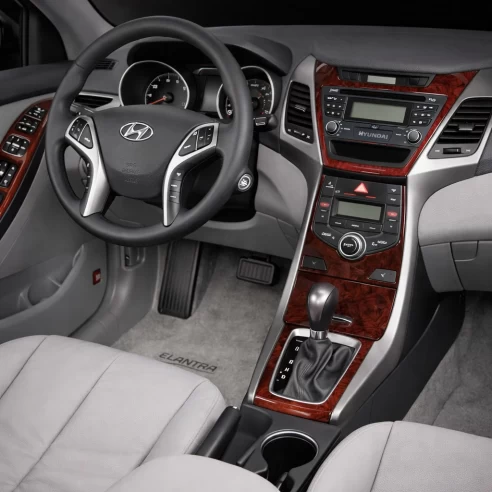 Hyundai Elantra 2011-UP Full Set, GLS Model,with Heated Seats Interior BD Dash Trim Kit