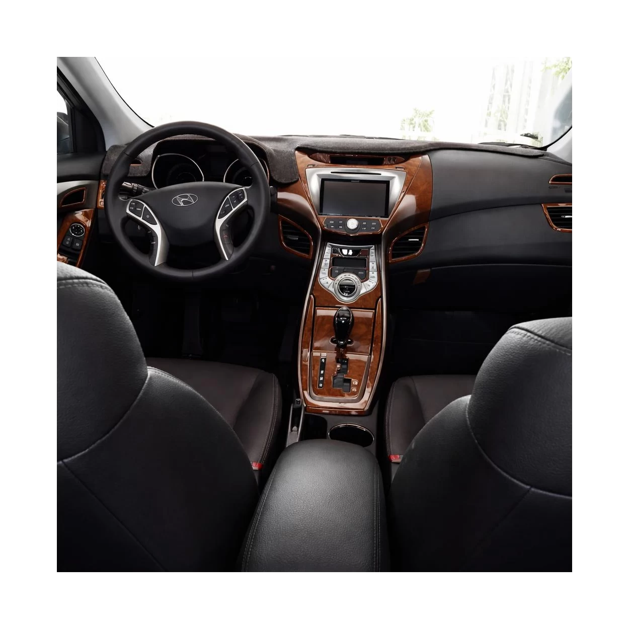 Hyundai Elantra 2014-UP Full Set, With NAVI Interior BD Dash Trim Kit