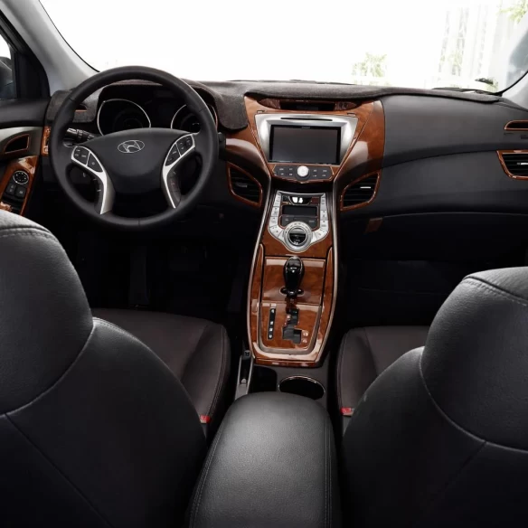 Hyundai Elantra 2014-UP Full Set, Without NAVI Interior BD Dash Trim Kit