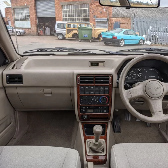 Hyundai Excel 01.91-08.94 3D Interior Dashboard Trim Kit Dash Trim Dekor 7-Parts