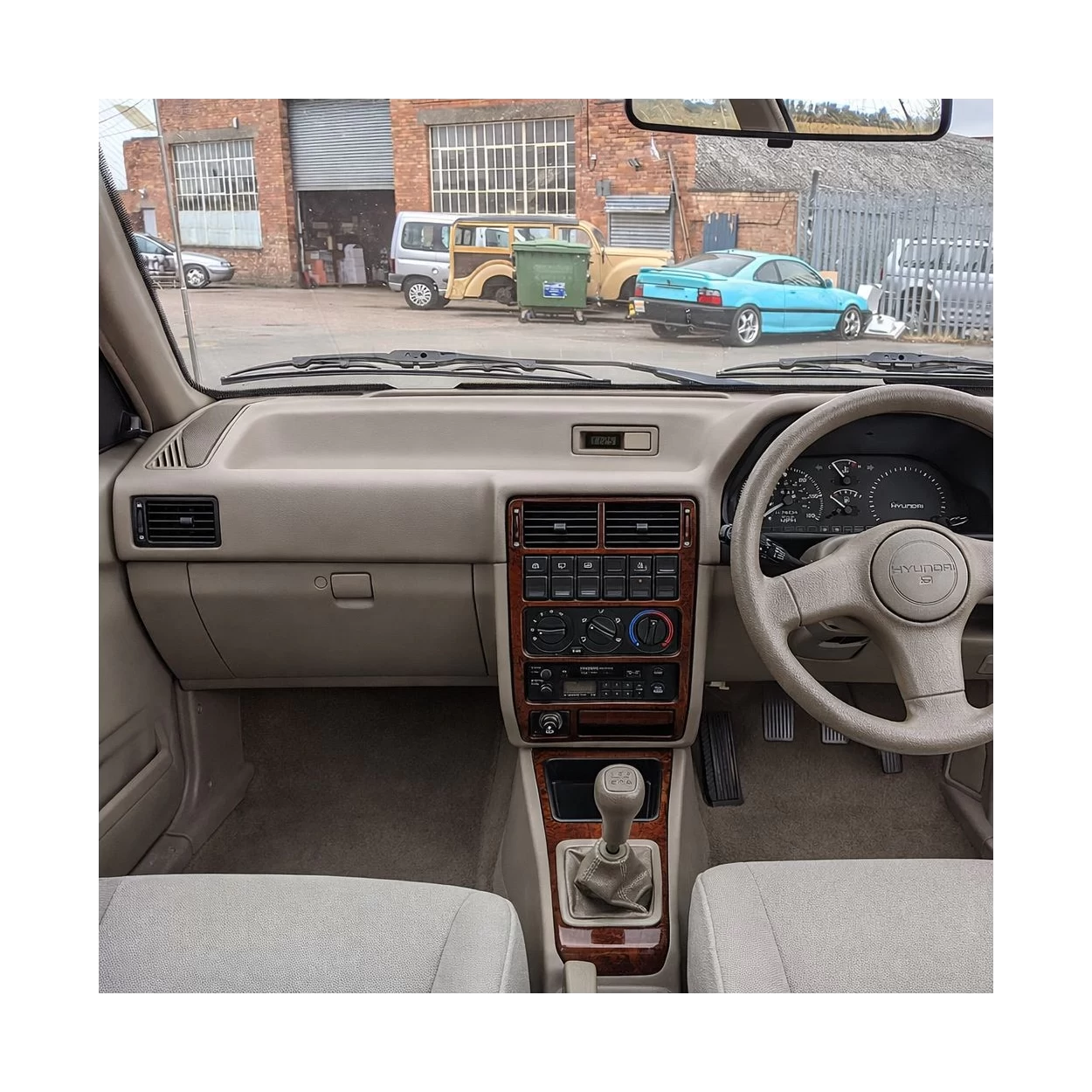 Hyundai Excel 01.91-08.94 3D Interior Dashboard Trim Kit Dash Trim Dekor 7-Parts