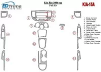 Kia Rio 2006-UP Full Set Interior BD Dash Trim Kit - 1 - Interior Dash Trim Kit Kia Rio 2006-UP Full Set Interior BD Dash Trim Kit - 1 - Interior Dash Trim Kit
