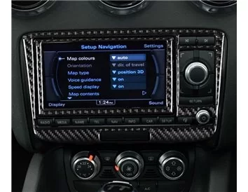 Audi TT 2008-2014-Coupe 3D Interior Dashboard Trim Kit Dash Trim Dekor 20-Parts - 4 - Interior Dash Trim Kit