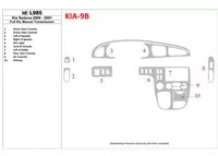 Kia Sedona 2000-2001 Full Set, Manual Gear Box Interior BD Dash Trim Kit - 1 - Interior Dash Trim Kit Kia Sedona 2000-2001 Full Set, Manual Gear Box Interior BD Dash Trim Kit - 1 - Interior Dash Trim Kit