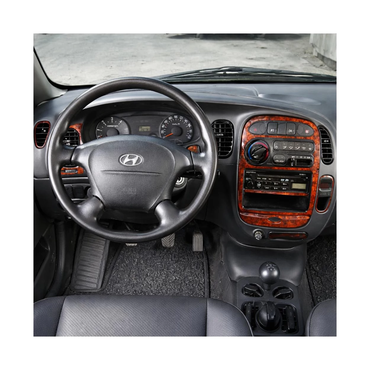 Hyundai H 100 08.2004 3D Interior Dashboard Trim Kit Dash Trim Dekor 10-Parts