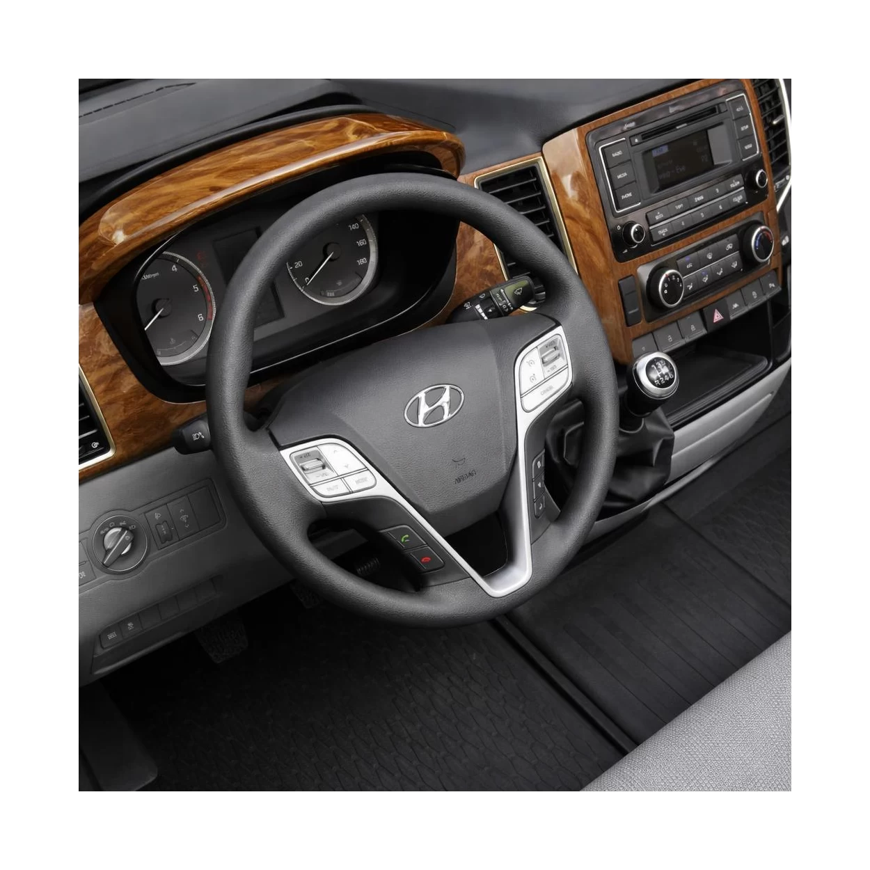 Hyundai H350 Van Solati 3D Interior Dashboard Trim Kit Dash Trim Dekor 4-Parts